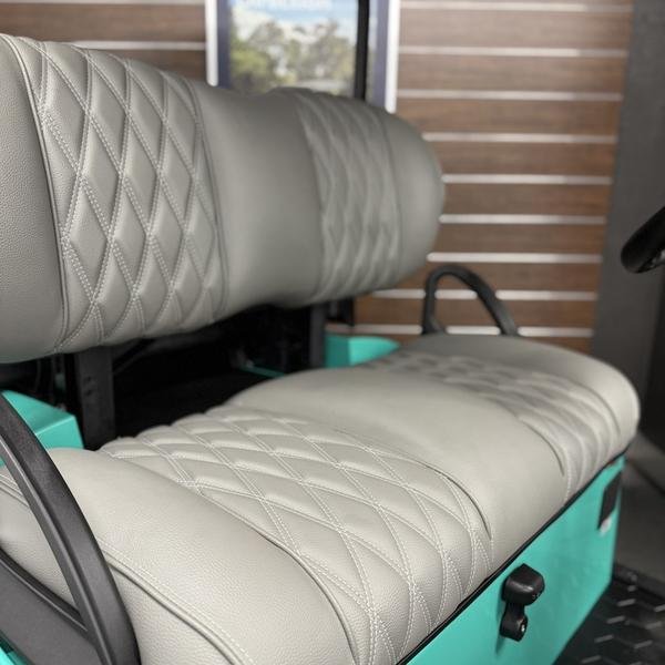 2025 E-Z-GO Express 4 Gas Lifted Ocean Grey - Image 9