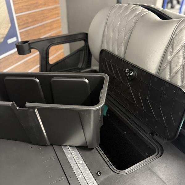 2025 E-Z-GO Express 4 Gas Lifted Ocean Grey - Image 13