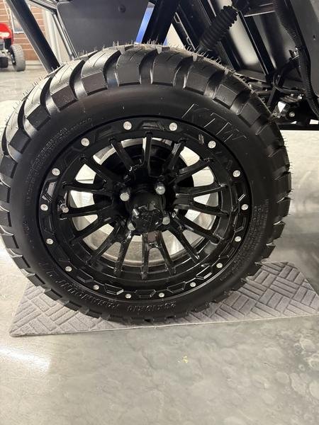 2025 E-Z-GO Express 4 Gas Electric Blue - Image 5