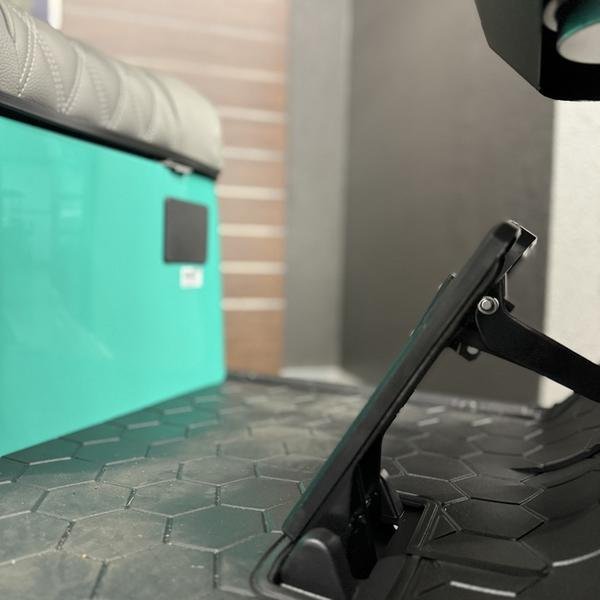 2025 E-Z-GO Express 4 Gas Lifted Ocean Grey - Image 7