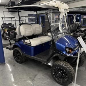 2025 E-Z-GO Express 4 Gas Electric Blue