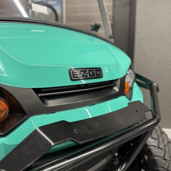 2025 E-Z-GO Express 4 Gas Lifted Ocean Grey - Image 3