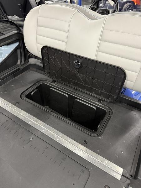 2025 E-Z-GO Express 4 Gas Electric Blue - Image 12