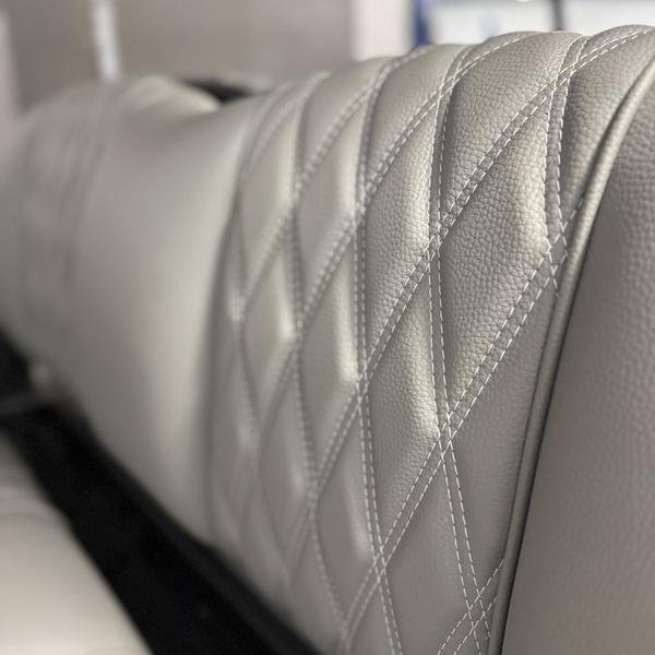 2025 E-Z-GO Express 4 Gas Lifted Ocean Grey - Image 6