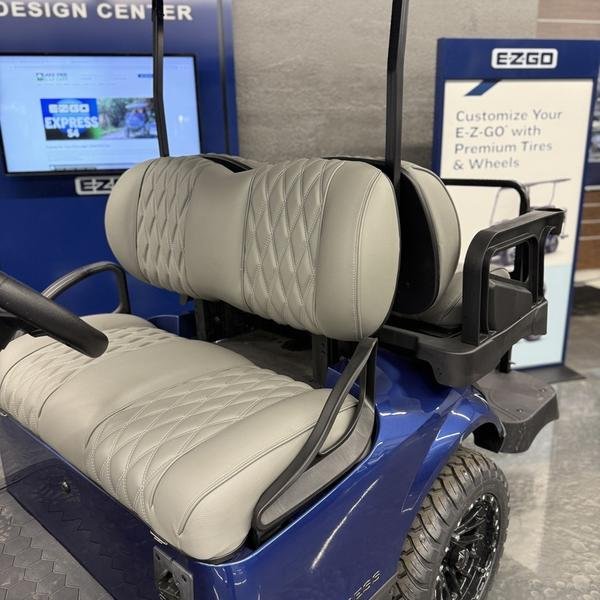 2025 E-Z-GO Express 4 ELiTE Lithium Electric Blue - Image 6